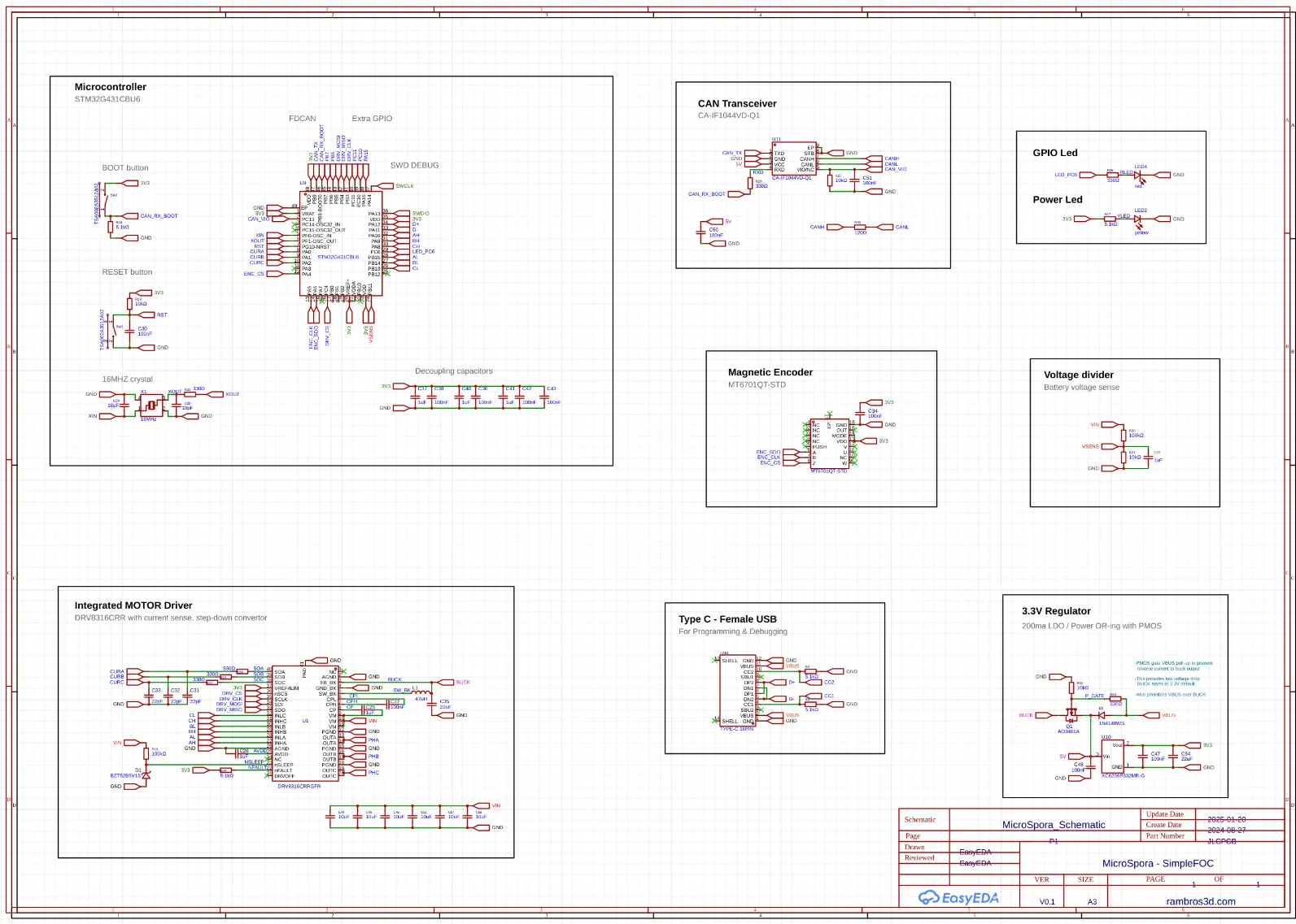 EasyEDA schematic